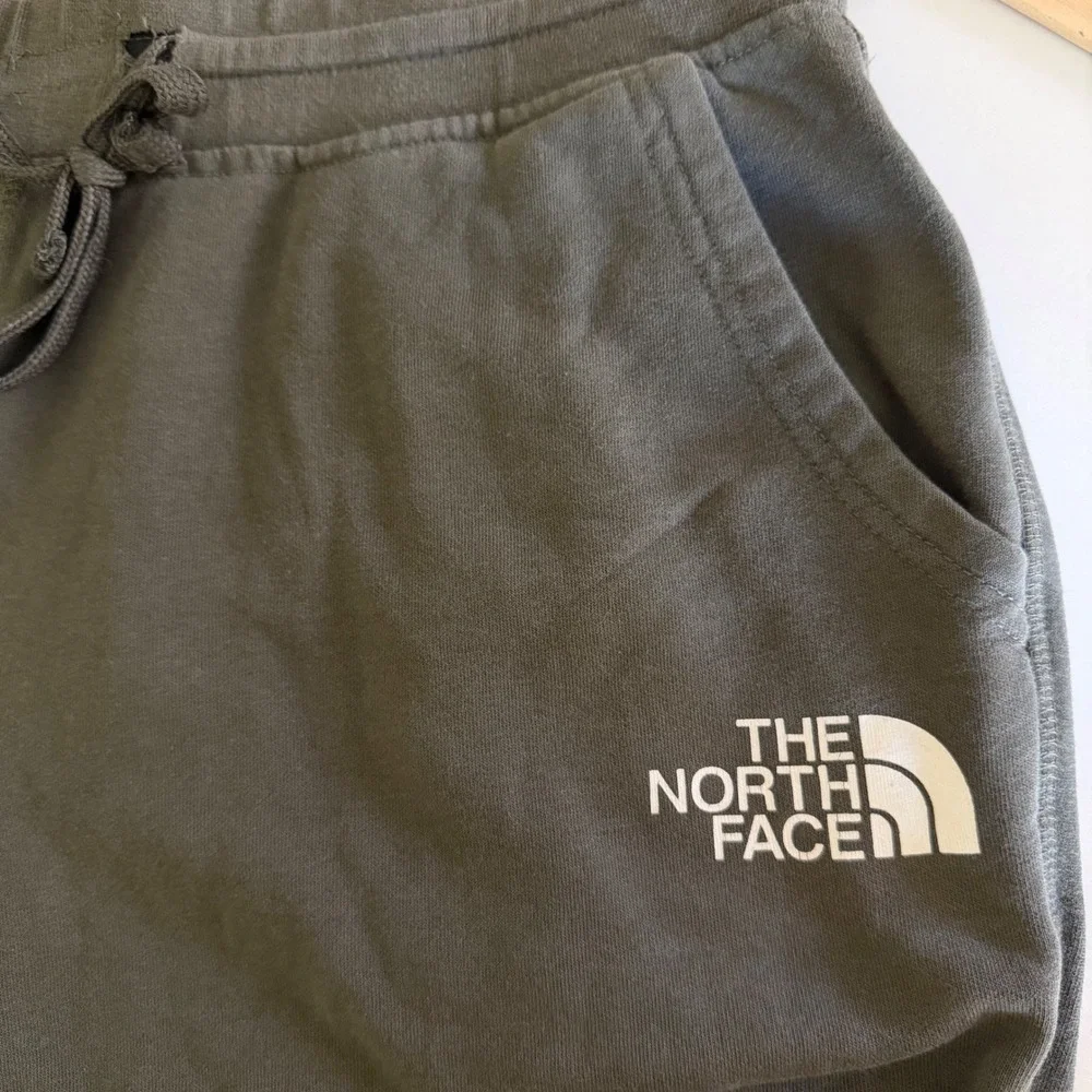 The North Face Mens Fleece Joggers Olive Green Sweatpants Large RN 61661